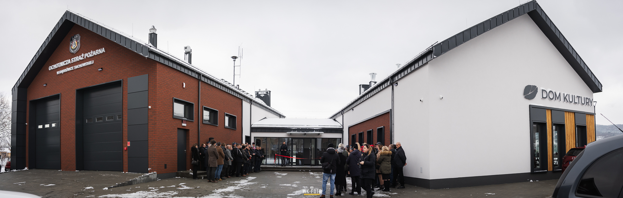 Nowy obiekt OSP Dąbrówka Tuchowska i Dom Kultury